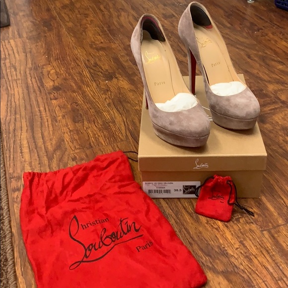 Christian Louboutin Shoes - Christian Louboutin Bianca 140 Rose Antique 38.5